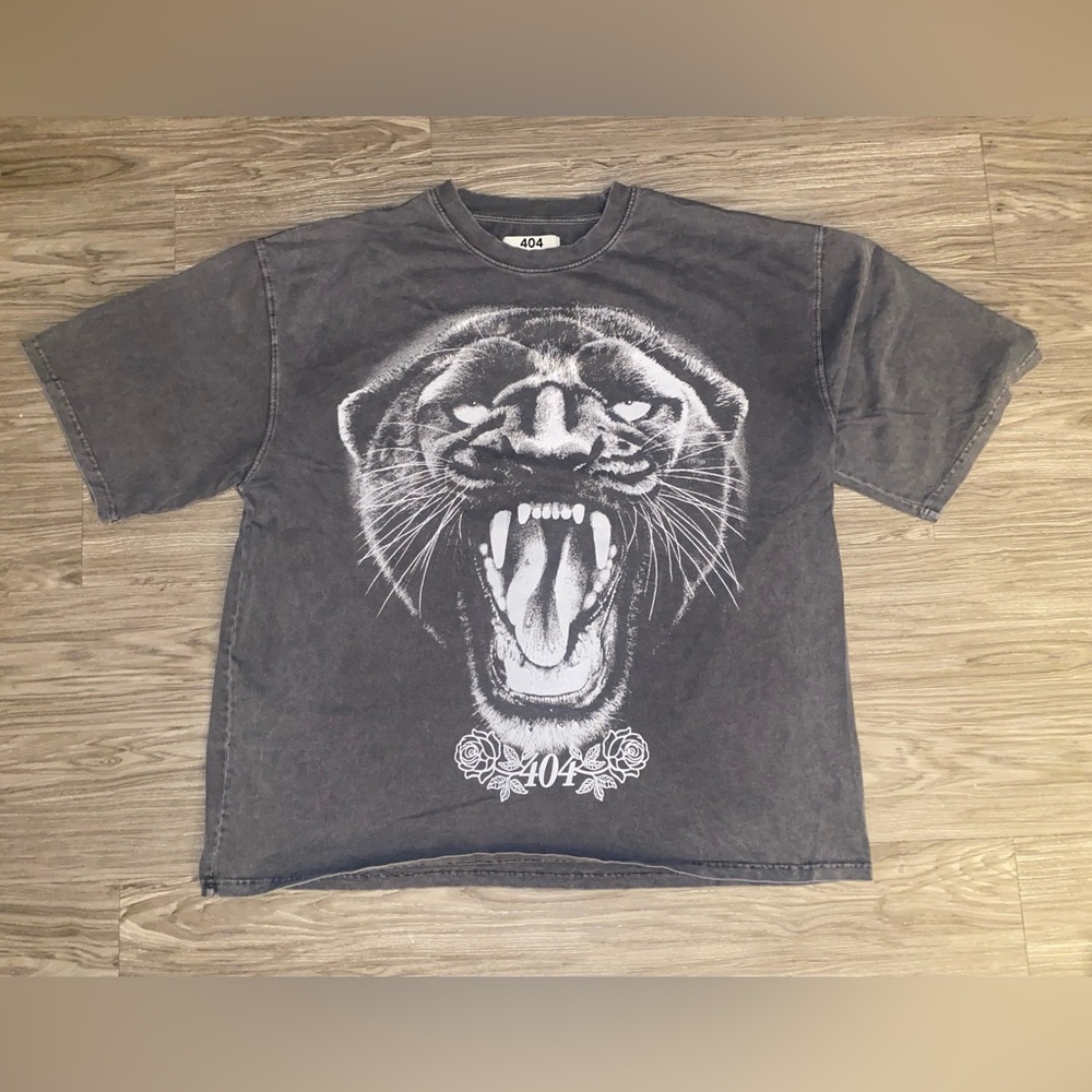404 Premium Short Sleeve Shirt Black Panther Culture Kings Oversized